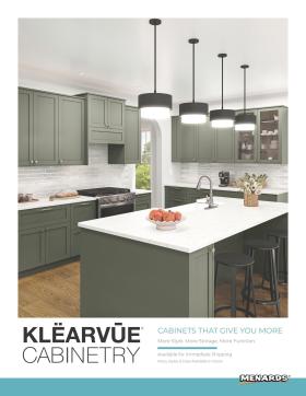 Menards - Klearvue Cabinetry Catalog