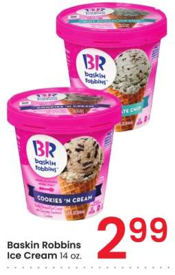 Baskin Robbins Ice Cream - 14 oz.