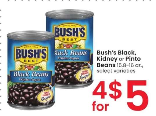 Bush's Black, Kidney or Pinto Beans - 15.8-16 oz., select varieties