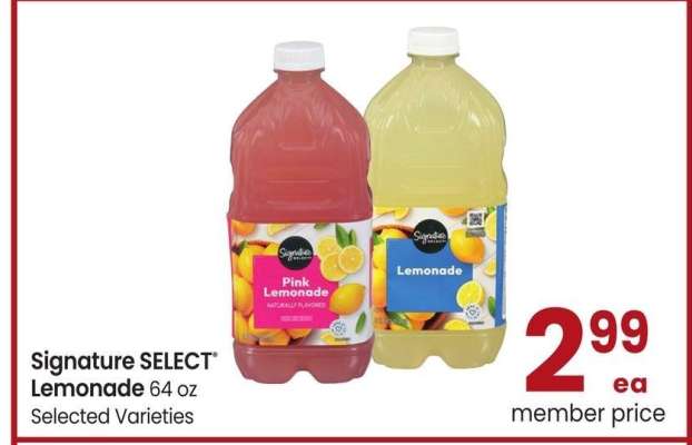 Signature SELECT® Lemonade - 64 oz Selected Varieties
