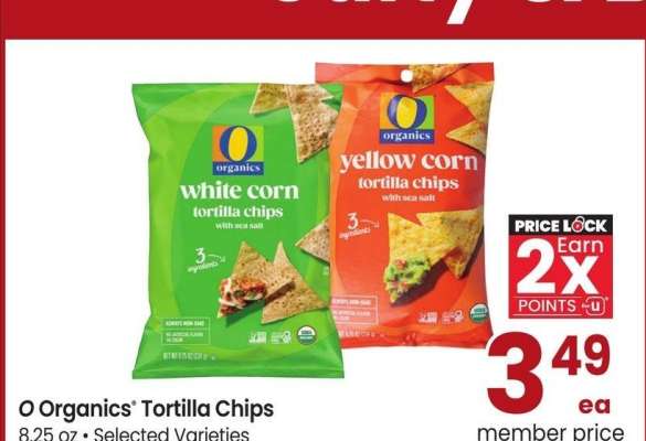 O Organics® Tortilla Chips - 8.25 oz., Selected Varieties