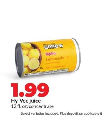 Hy-Vee juice