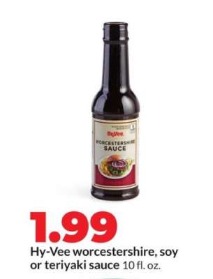 Hy-Vee Worcestershire, Soy or Teriyaki Sauce