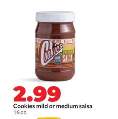Cookies mild or medium salsa