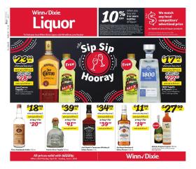 Winn Dixie - Alcohol Flyer