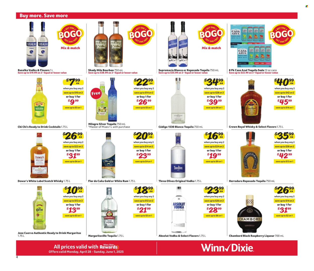 Winn Dixie ad  - 04.28.2025 - 06.01.2025.
