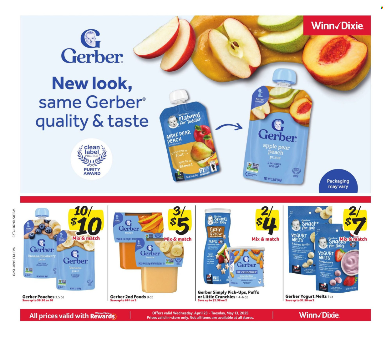 Winn Dixie ad  - 04.23.2025 - 05.13.2025.