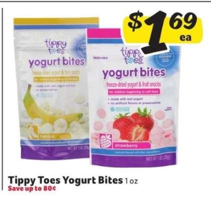 Tippy Toes Yogurt Bites