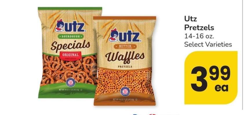 Utz Pretzels - 14-16 oz. Select Varieties