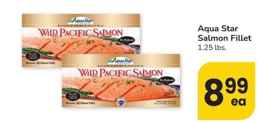 Aqua Star Salmon Fillet - 1.25 lbs.