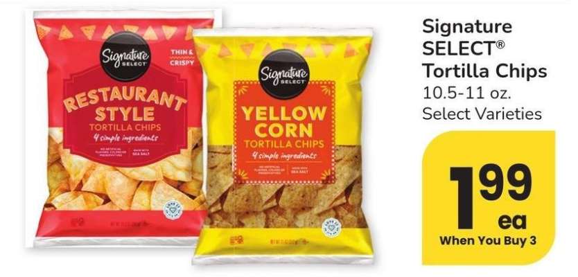 Signature SELECT® Tortilla Chips - 10.5-11 oz. Select Varieties