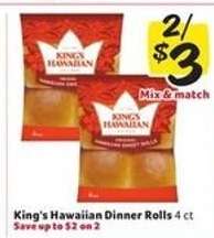 King's Hawaiian Dinner Rolls