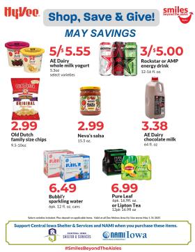 Hy-Vee - Shop, Save & Give - May