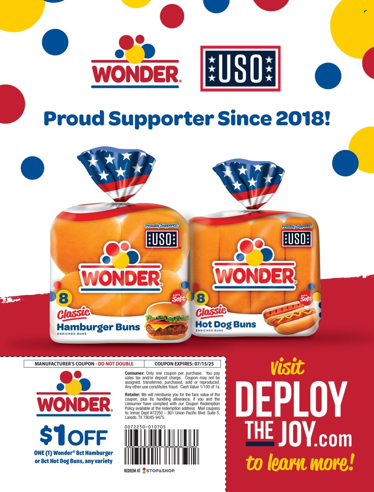 Stop & Shop ad  - 05.01.2025 - 06.30.2025.