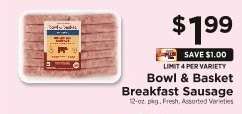 Bowl & Basket Breakfast Sausage