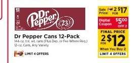 Dr Pepper Cans 12-Pack