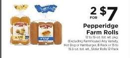 Pepperidge Farm Rolls