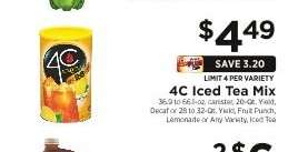 4C Iced Tea Mix