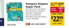 Pampers Diapers Super Pack