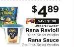 Rana Ravioli / Rana Sauce