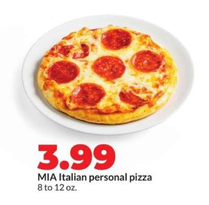 MIA Italian personal pizza