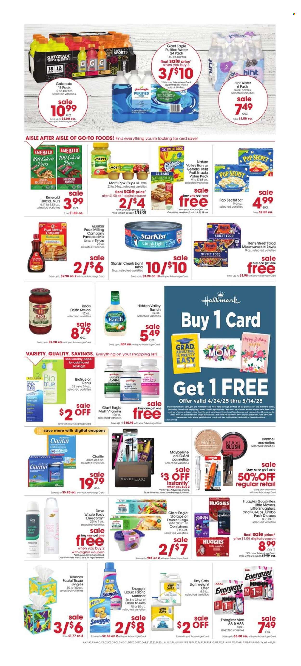 Giant Eagle ad  - 05.08.2025 - 05.14.2025.
