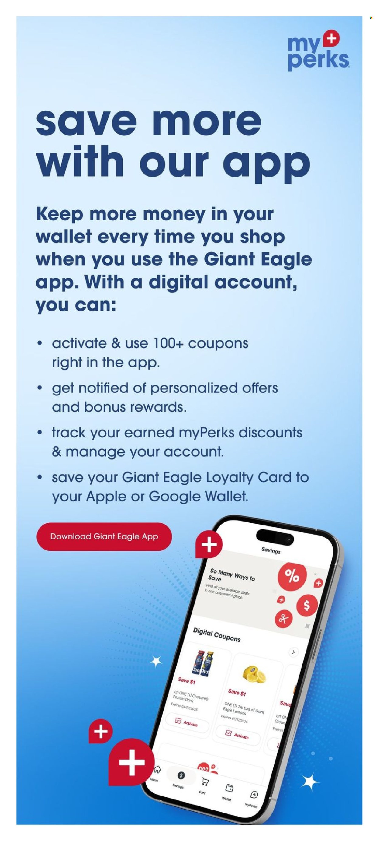 Giant Eagle ad  - 05.08.2025 - 05.14.2025.