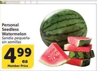 Personal Seedless Watermelon