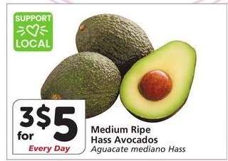 Medium Ripe Hass Avocados
