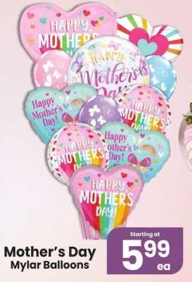 Mother's Day Mylar Balloons