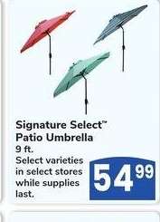 Signature SELECT™ Patio Umbrella - 9 ft. Select varieties