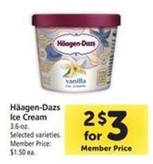 Häagen Dazs Ice Cream