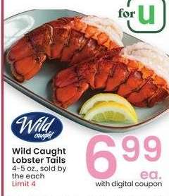 Wild-Caught Lobster Tails - 4-5 oz., sold by the each