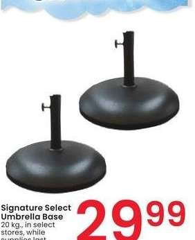 Signature Select Umbrella Base - 20 kg.