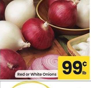 Red or White Onions