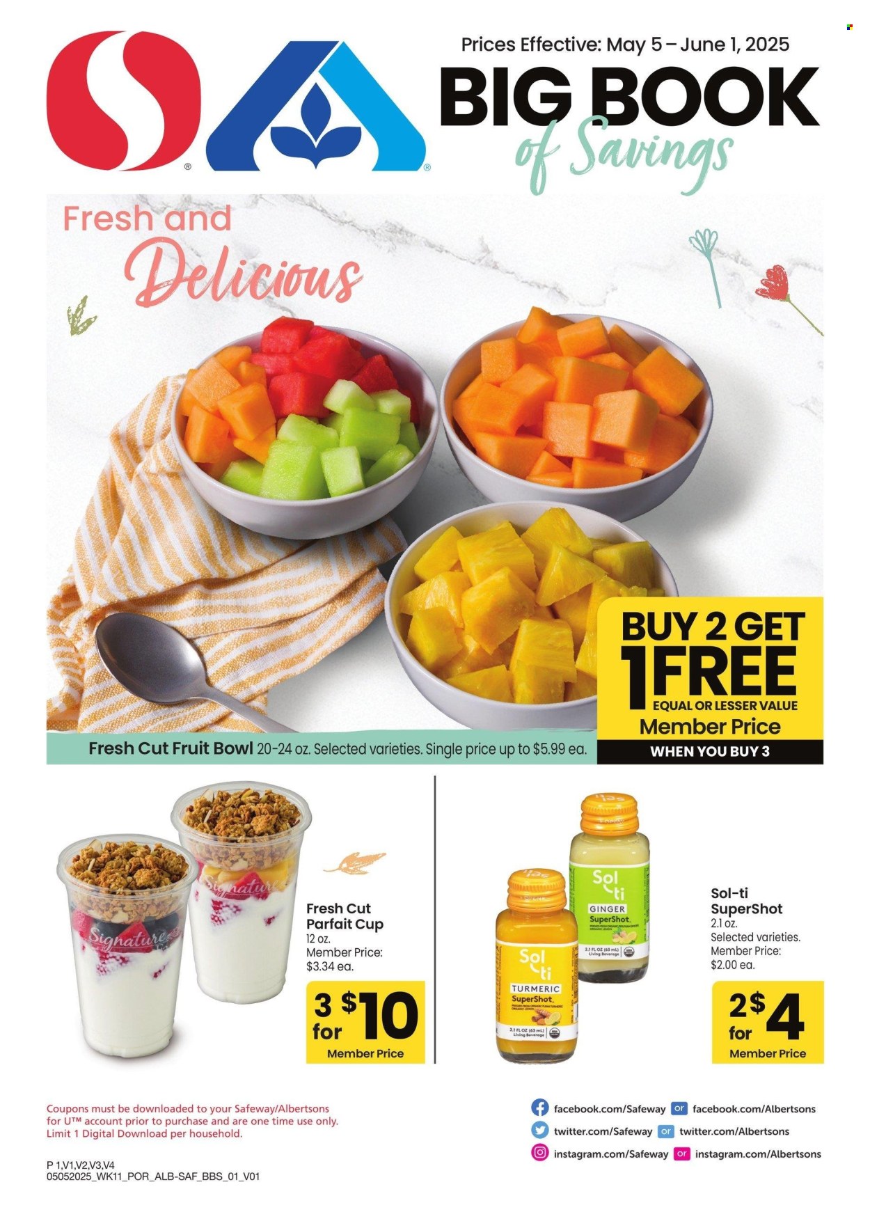 Albertsons ad  - 05.05.2025 - 06.01.2025.