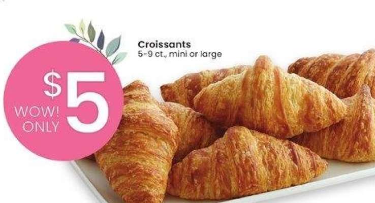 Croissants - 5-9 ct., mini or large
