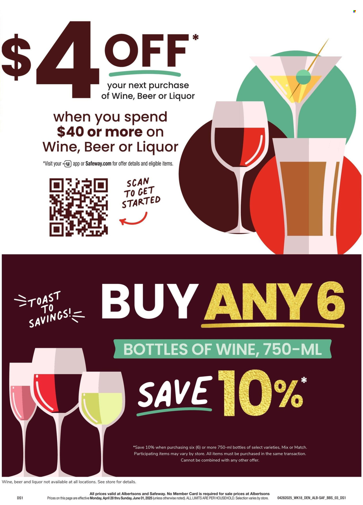 Albertsons ad  - 04.28.2025 - 06.01.2025.