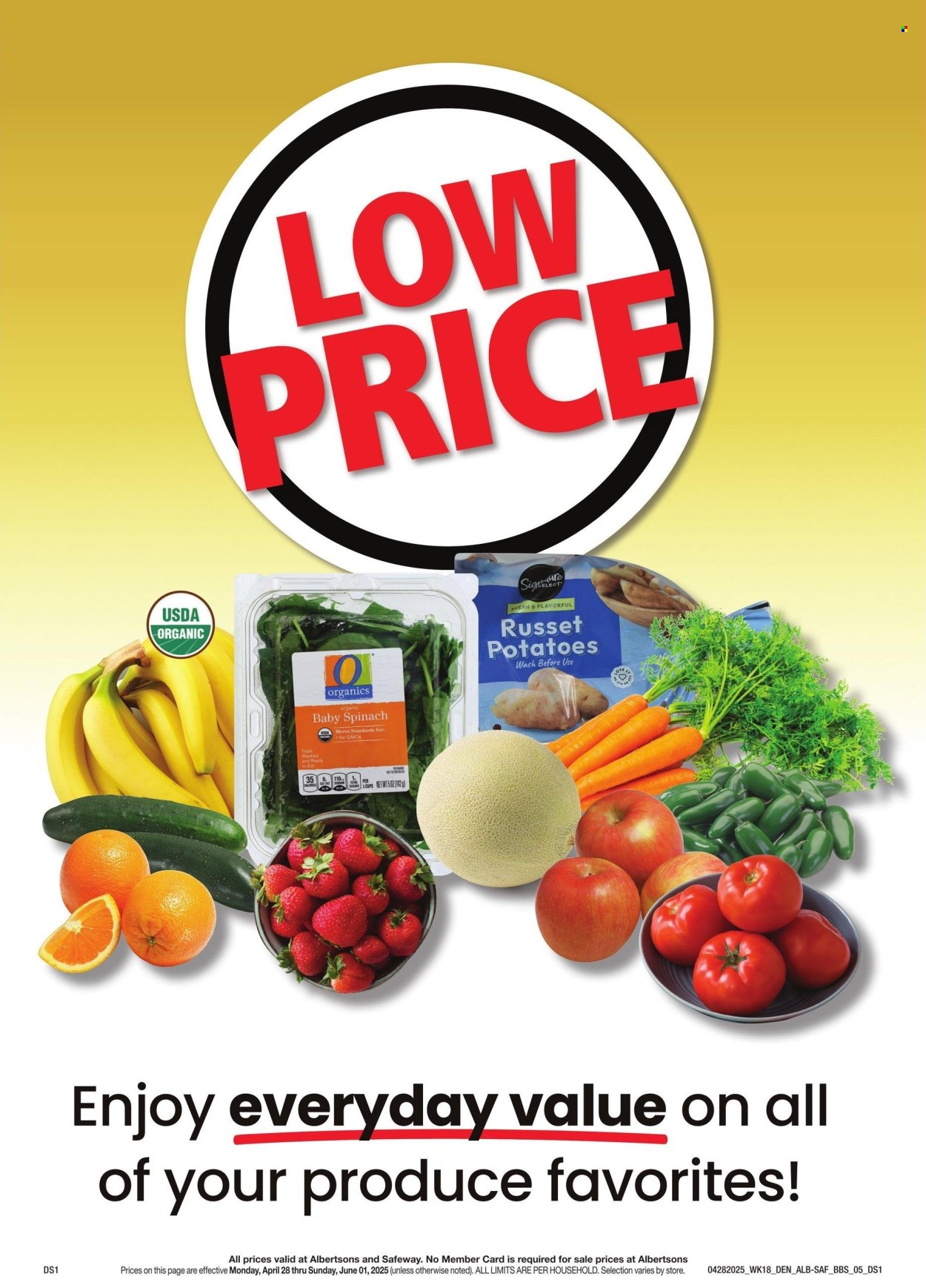 Albertsons ad  - 04.28.2025 - 06.01.2025.
