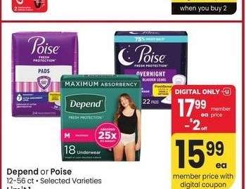 Depend or Poise - 12-56 ct • Selected Varieties