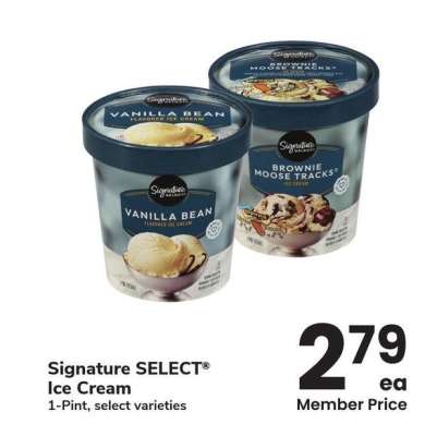 Signature SELECT® Ice Cream - 1 - Pint, select varieties