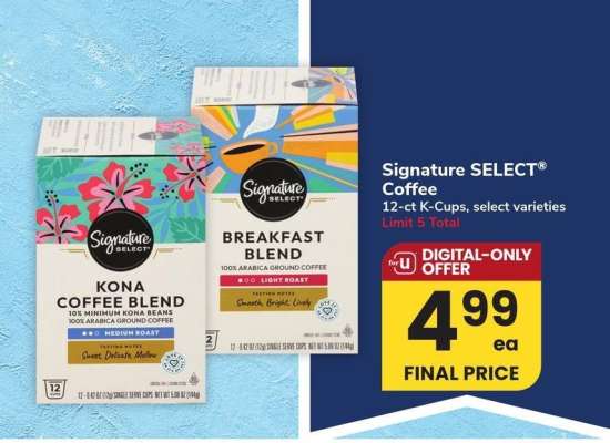 Signature SELECT® Coffee - 12 - ct K - Cups, select varieties