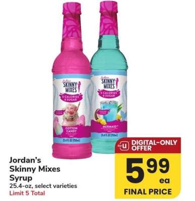 Jordan's Skinny Mixes Syrup - 25.4 - oz, select varieties