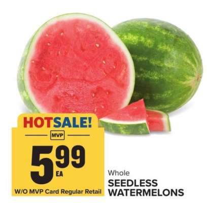 Whole Seedless Watermelons