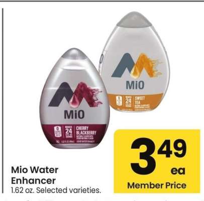 Mio Water Enhancer - 1.62 oz. Selected varieties.