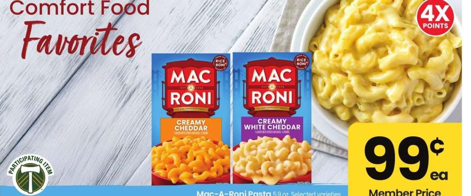 Mac-A-Roni Pasta - 5.9 oz. Selected varieties.