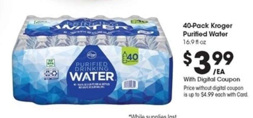 40-Pack Kroger Purified Water