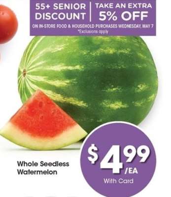 Whole Seedless Watermelon