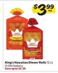 King's Hawaiian Dinner Rolls