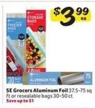 SE Grocers Aluminum Foil